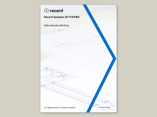 record FTA 20 (FBO) – Bedieningshandleiding