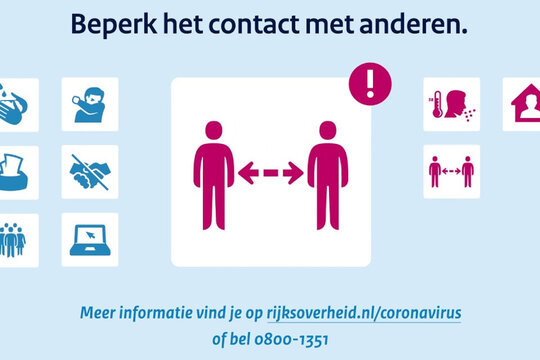 | Corona - richtlijnen werk en omgang personeel