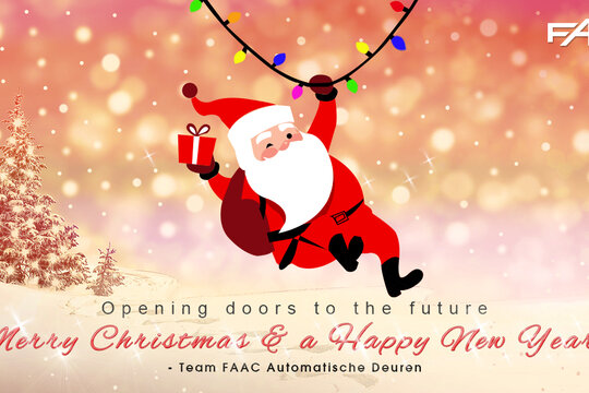 FAAC Automatische Deuren (Voorheen Record Automatische Deuren) wenst u fijne feestdagen & een gelukkig 2021!