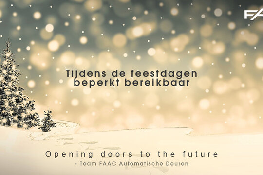 | Fijne feestdagen & een gelukkig 2021!