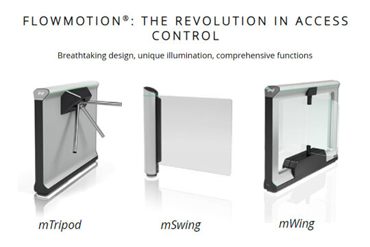 | Nieuw in de familie: Flowmotion ® - de revolutie in toegangscontrole