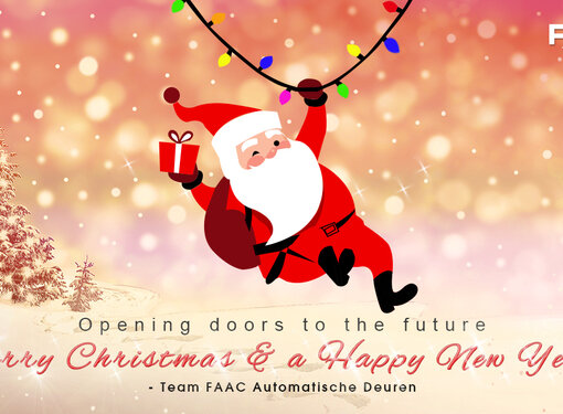 FAAC Automatische Deuren (Voorheen Record Automatische Deuren) wenst u fijne feestdagen & een gelukkig 2021!