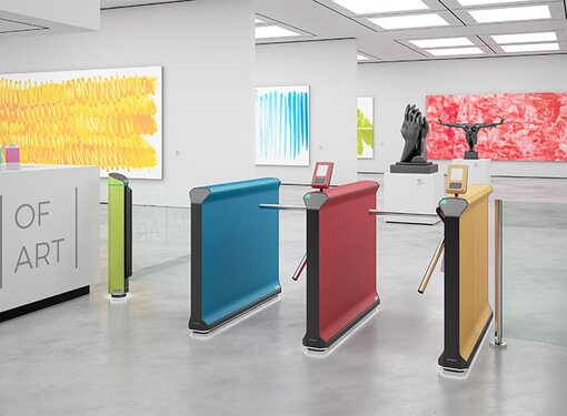 Opening doors to the Future: Slanke automatische driepoot-tourniquet tourniquetpoort turnstile beveiligingspoort toegangscontrole Magnetic mTripod in alle kleuren verkrijgbaar